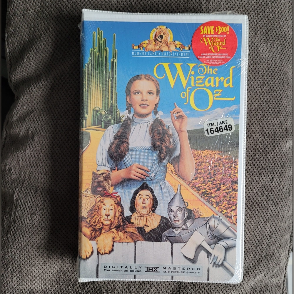 ⭐️SEALED 1996 Wizard of Oz VHS⭐️